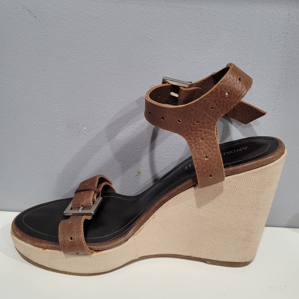Andrea Torelli Wedge platform sandals